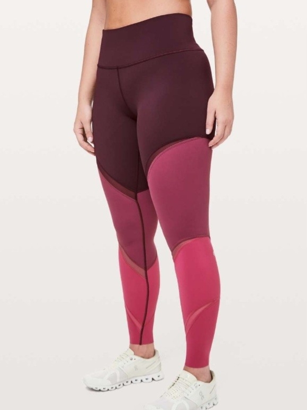 lululemon athletica Color Me Ombre Burgundy Legging Sz4 New